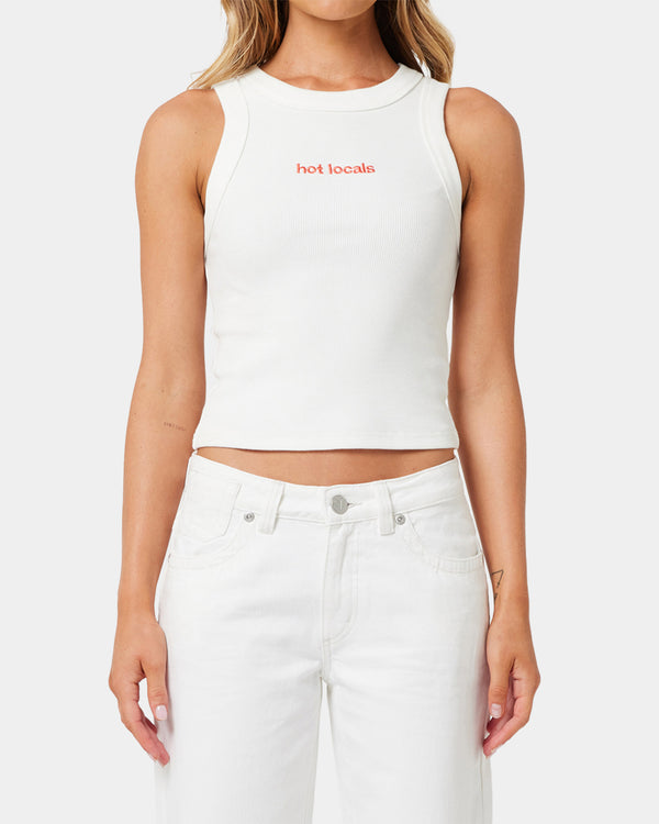 Womens A Brand x Rip Curl Rib Tank Top