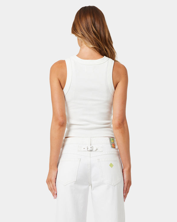 Womens A Brand x Rip Curl Rib Tank Top
