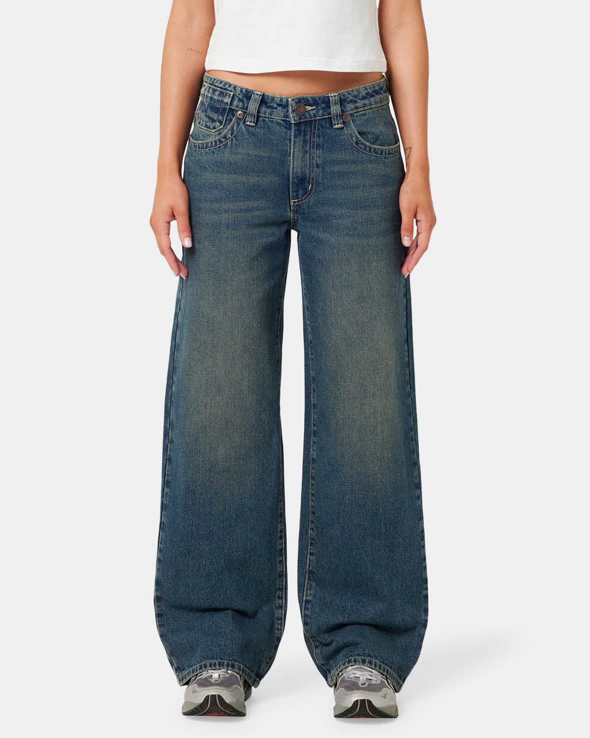 Womens A Brand x Rip Curl 99 Baggy Zola Denim Jeans