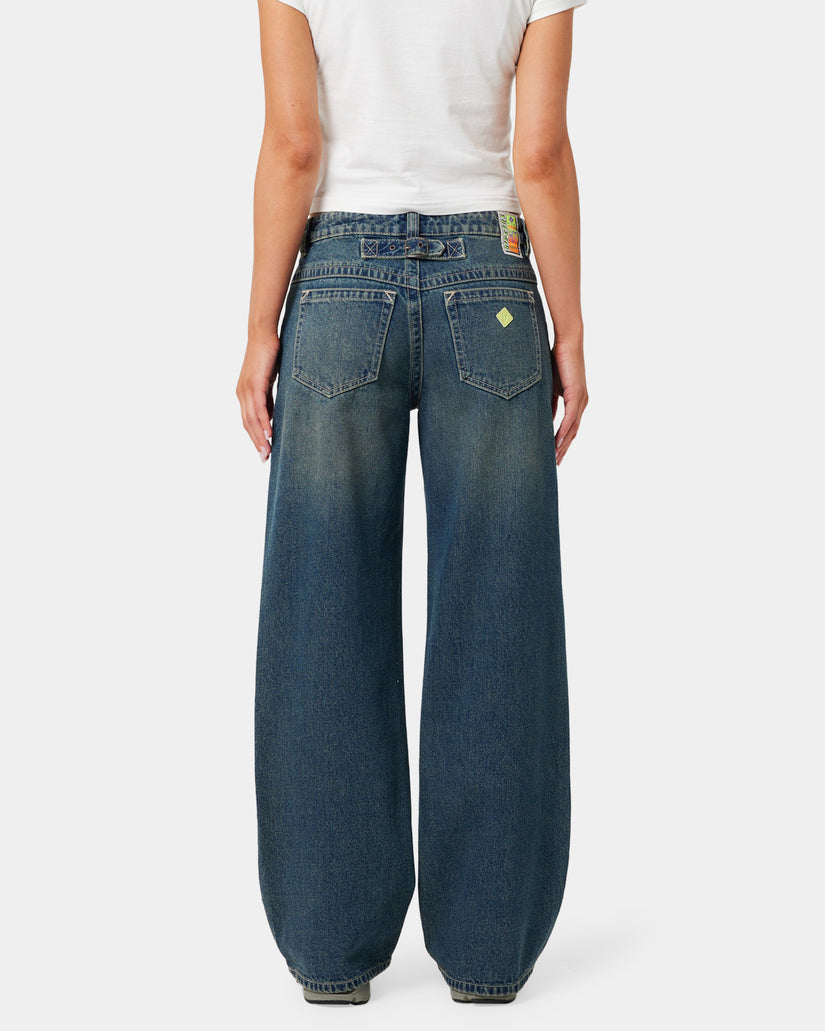 Womens A Brand x Rip Curl 99 Baggy Zola Jeans