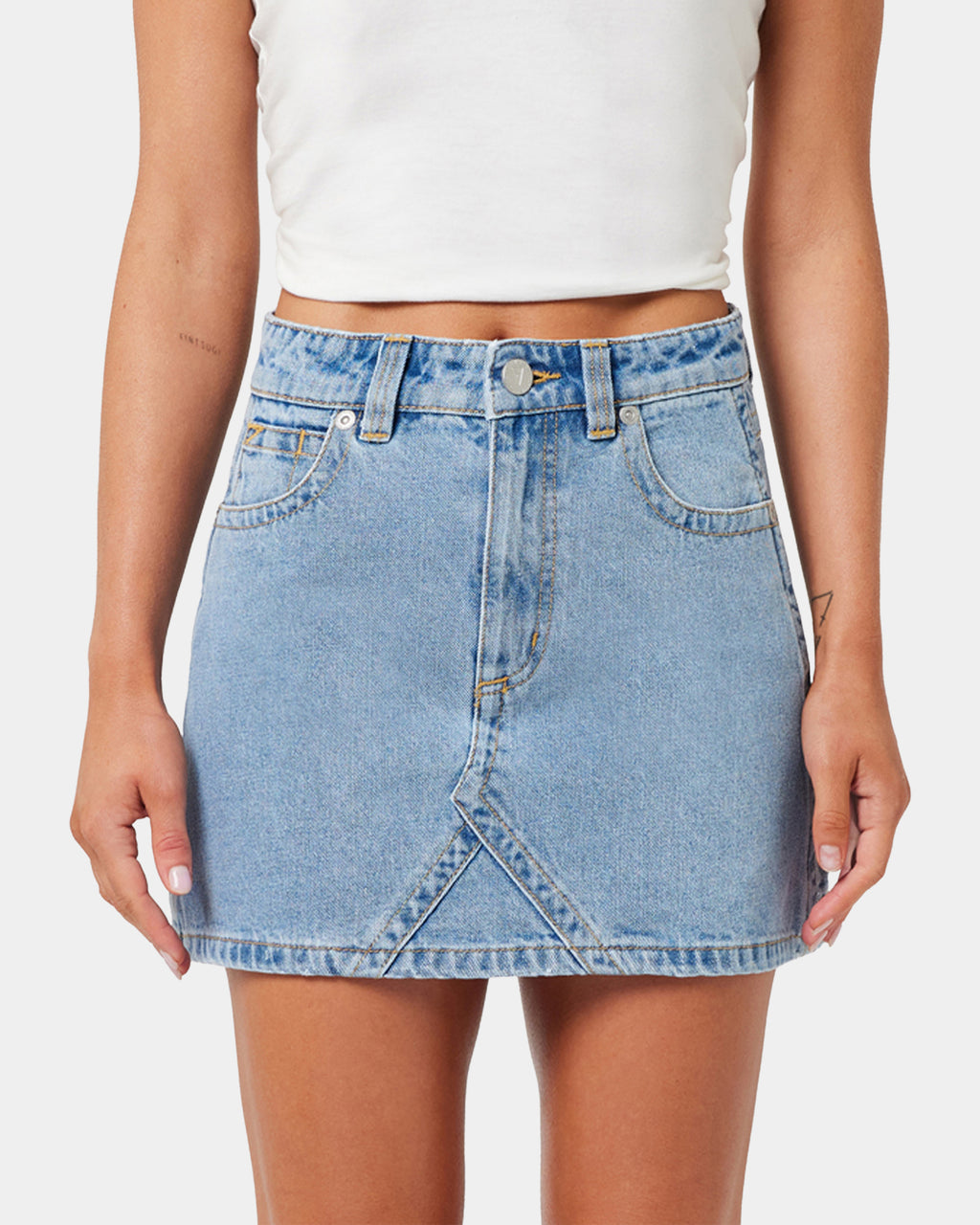 Womens A Brand x Rip Curl Aline Denim Skirt