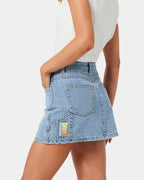 Womens A Brand x Rip Curl Aline Denim Skirt