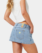 Womens A Brand x Rip Curl 99 Denim Skirt