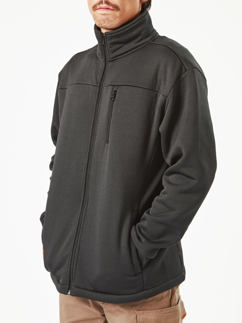 Mens Volcom Workwear Bonded Fleece Jacket