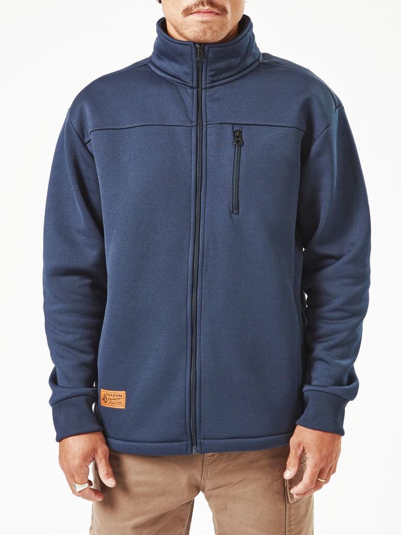 Mens Workwear Bonded Fleece Jacket