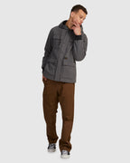 MENS A4 BONDED ZIP FLEECE TOP