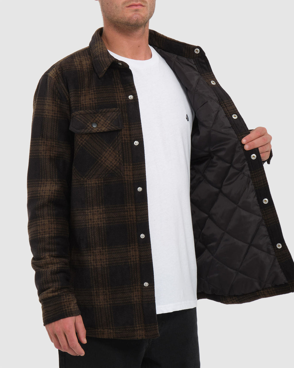 MENS BOWERED FLEECE TOP