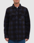 MENS BOWERED LONG SLEEVE FLEECE TOP
