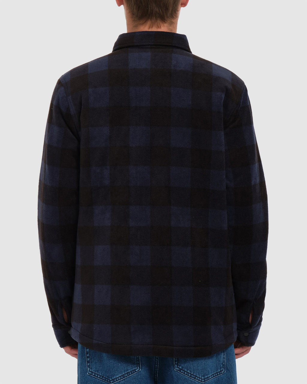 MENS BOWERED LONG SLEEVE FLEECE TOP