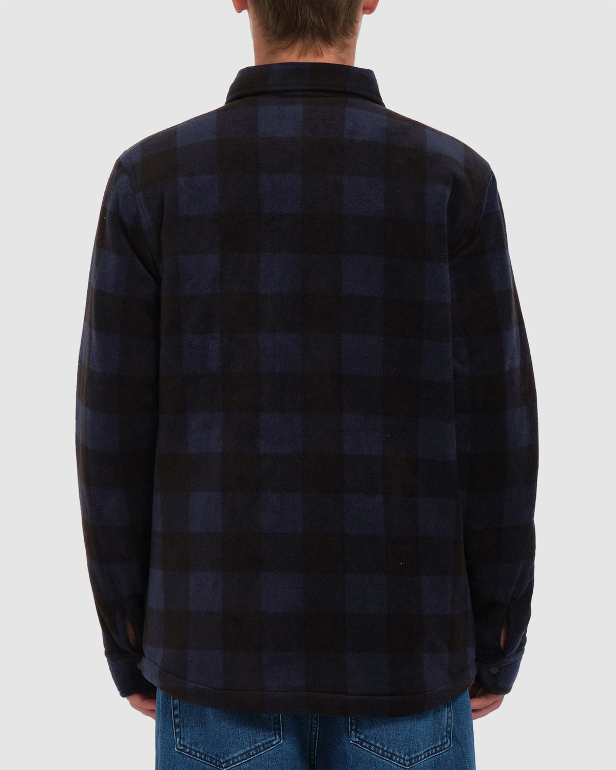 MENS BOWERED LONG SLEEVE FLEECE TOP