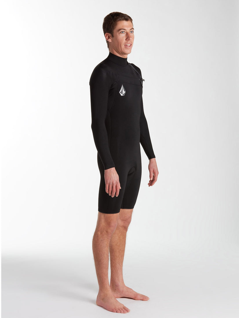 Mens 2/2mm Long Arm Chest Zip Wetsuit
