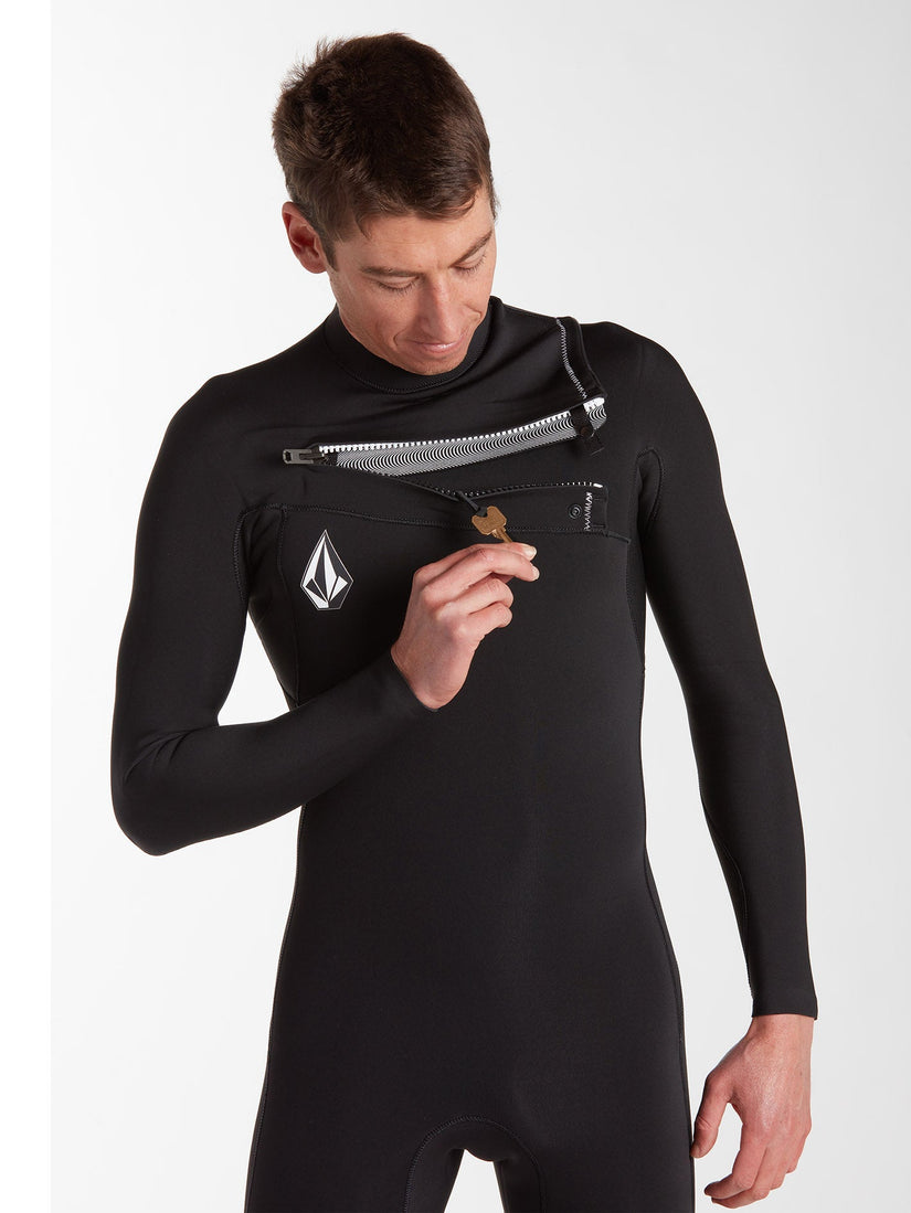Mens 2/2mm Long Arm Chest Zip Wetsuit