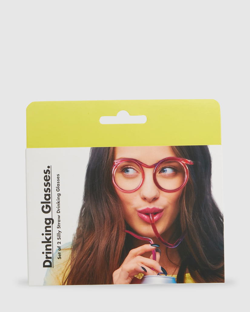 Drinking Straw Glasses Set