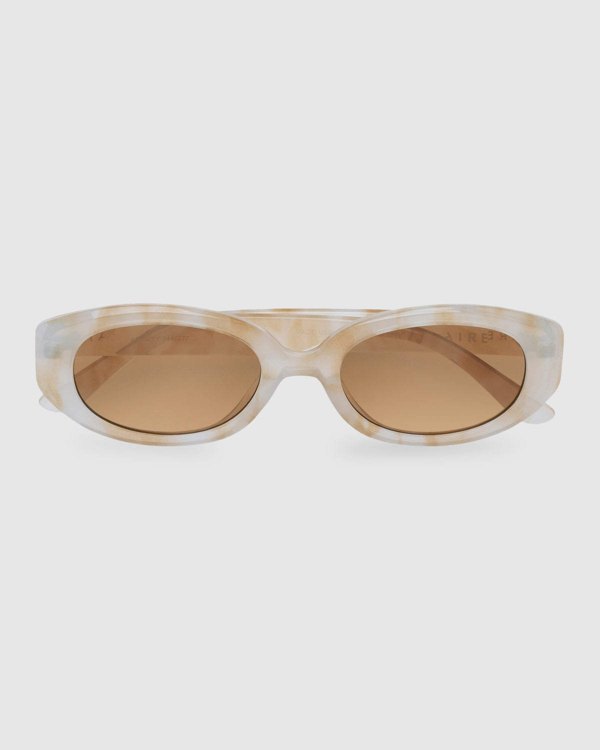 AFFINITY YELLOW MARBLE SUNGLASSES