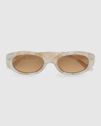 AFFINITY YELLOW MARBLE SUNGLASSES