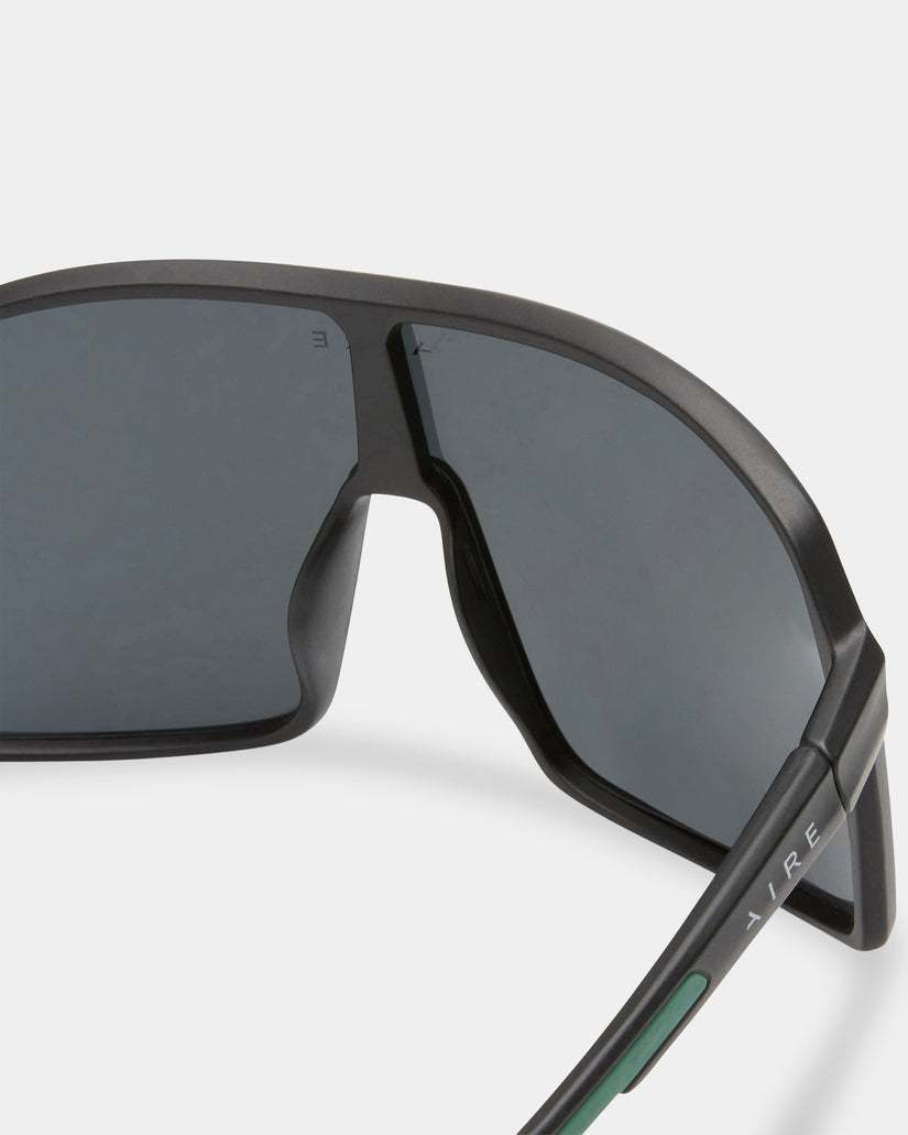 Blazars Matte Black Oversized Sunglasses