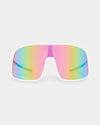 Womens Blazars White Oversized Sunglasses