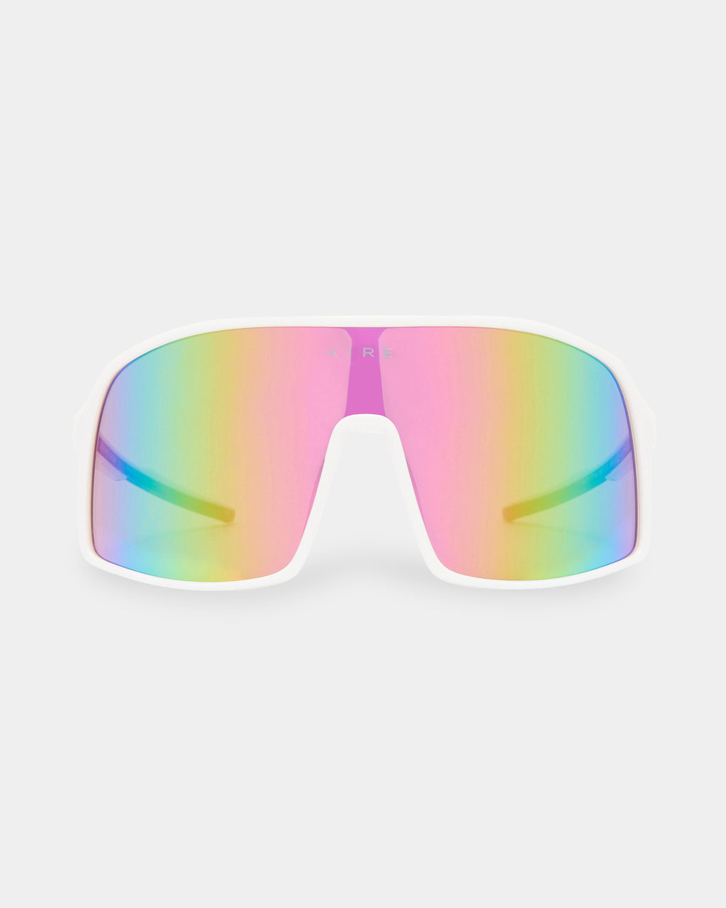 Blazars White Oversized Sunglasses