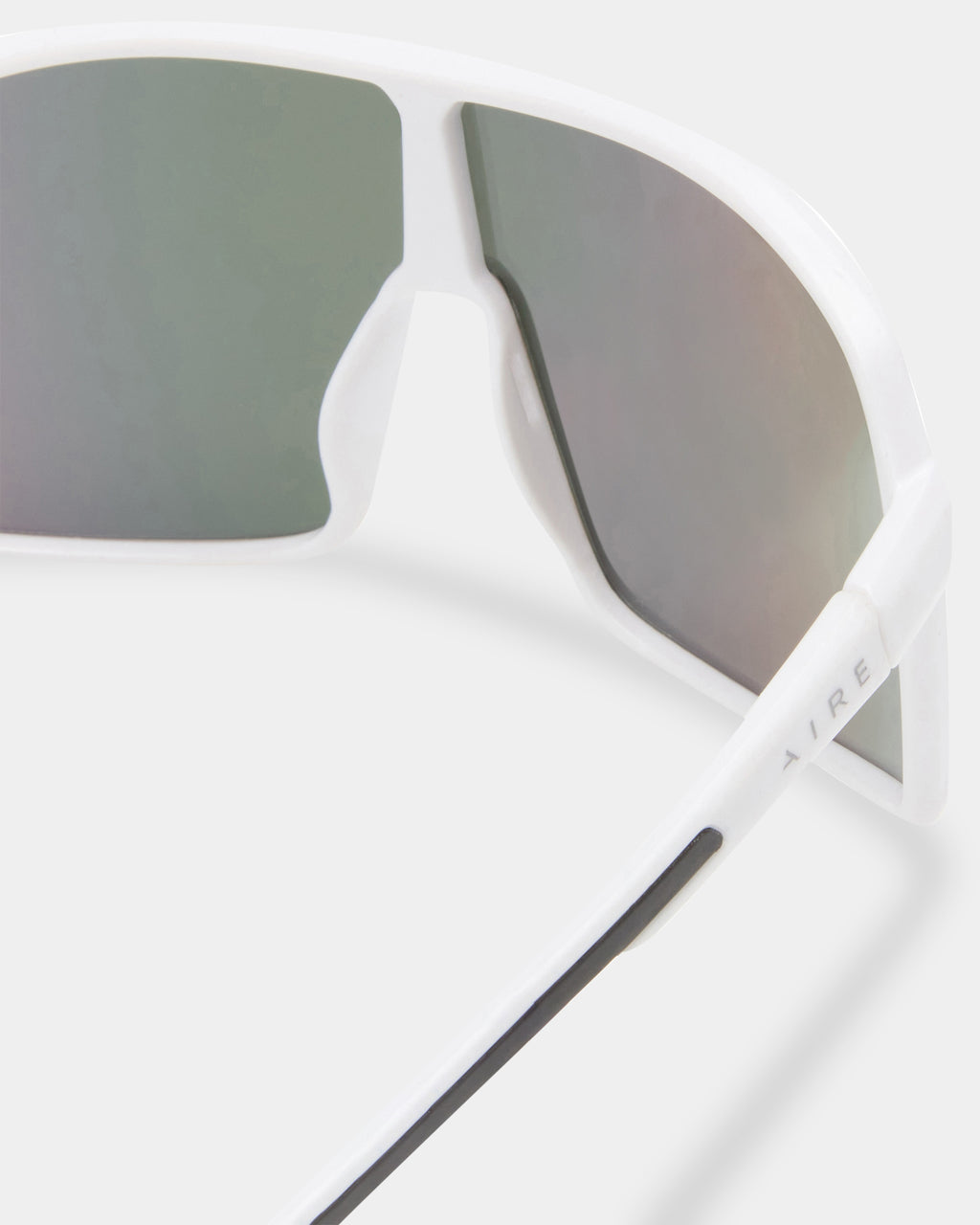 Blazars White Oversized Sunglasses