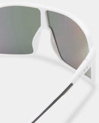 Blazars White Oversized Sunglasses