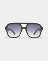 Womens Whirlpool Black Aviator Sunglasses