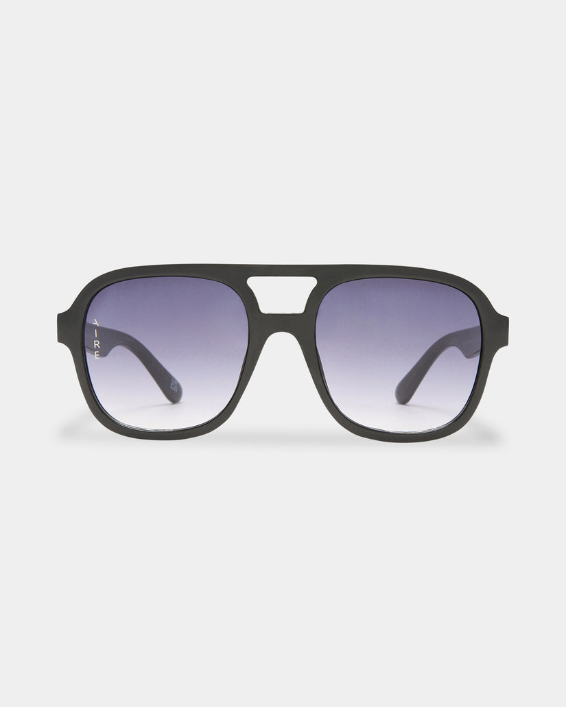 Womens Whirlpool Black Aviator Sunglasses