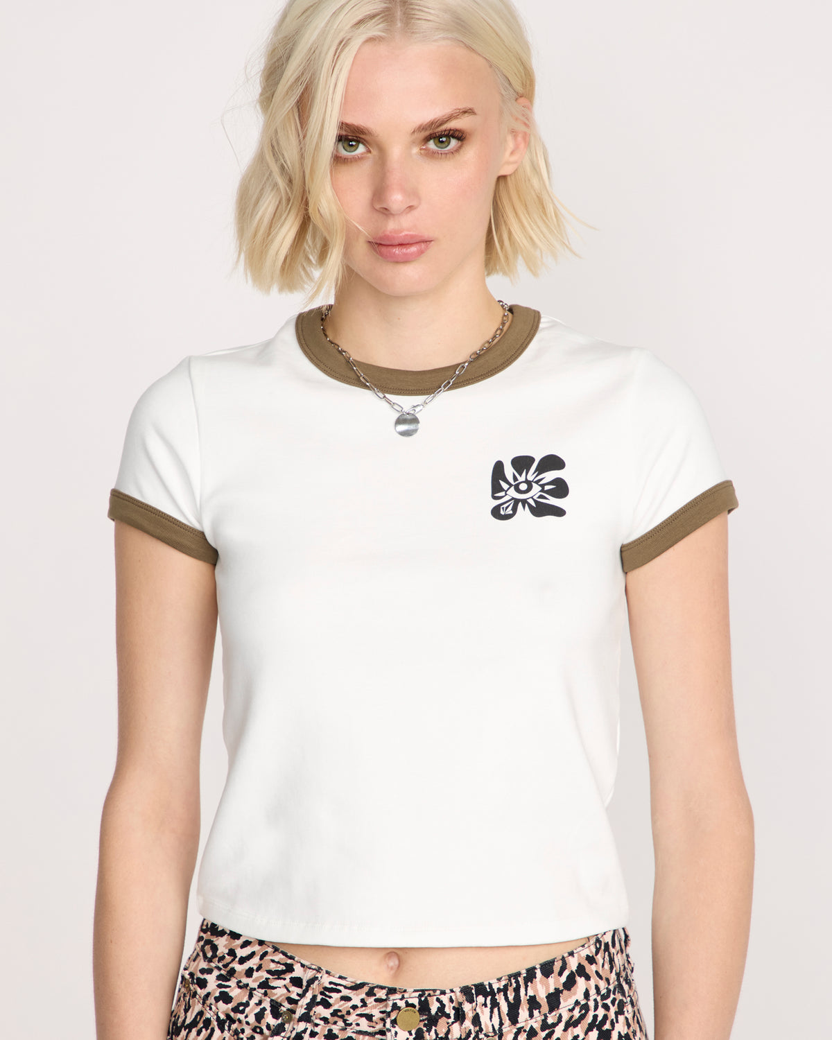 Womens Stoney Time Ringer T-Shirt