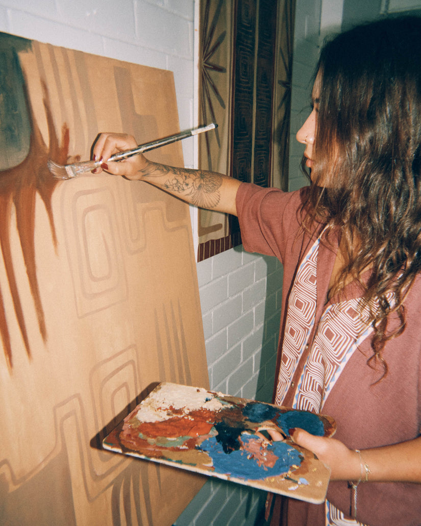 Womens Featured Artist Emma Rushton Short Sleeve Shirt