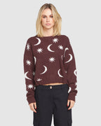 WOMENS NYTE STONE CREW NECK
