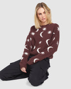 WOMENS NYTE STONE CREW NECK