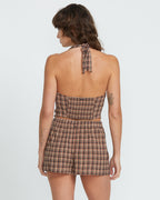 Womens Whats UR Damage Elastic Waist Shorts
