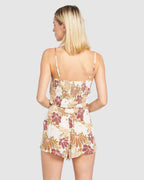 Womens Day In Parrotise Elastic Waist Shorts