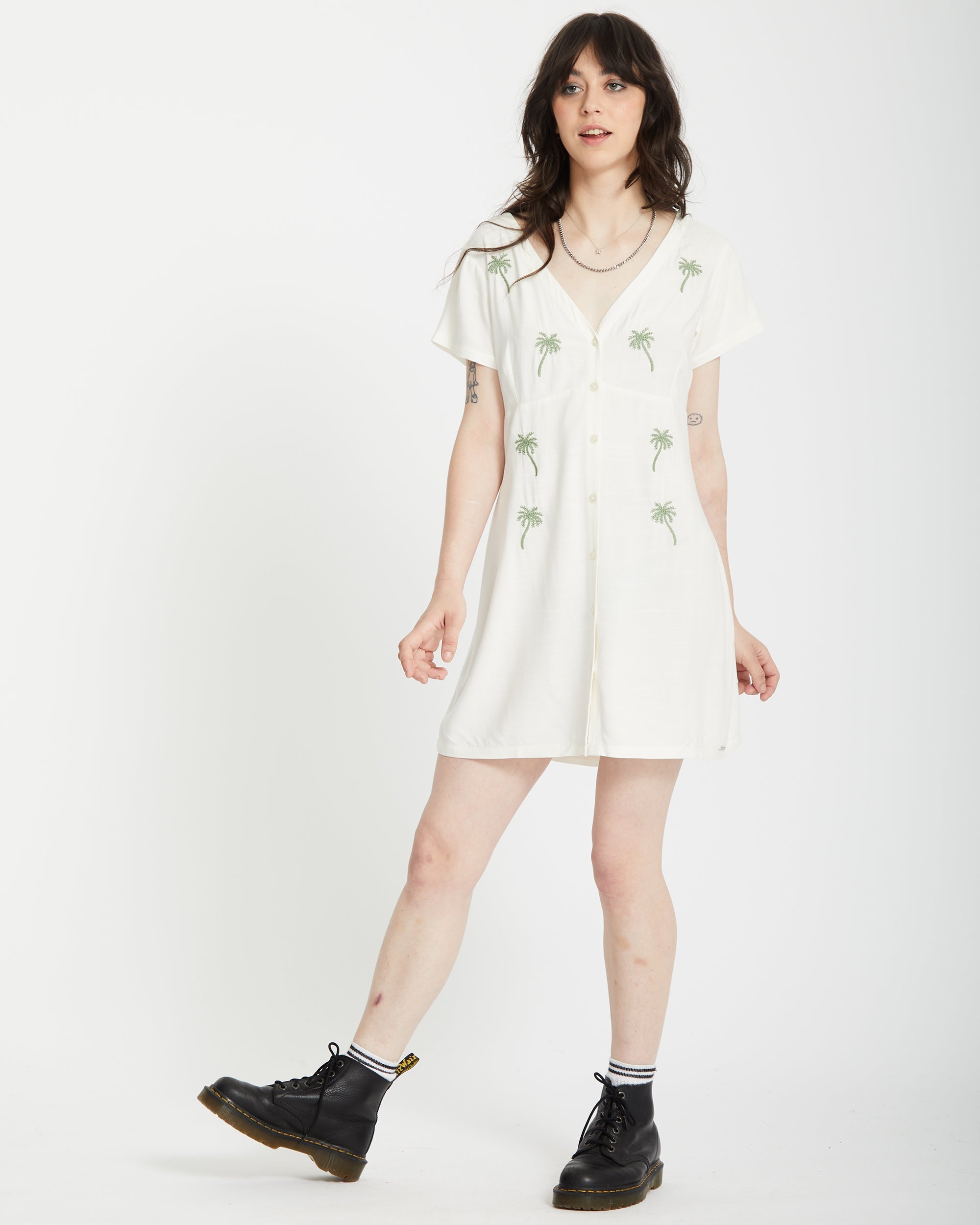 Womens Crunk Punk Midi Dress Womens Crunk Punk Midi Dress