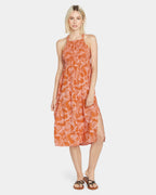Womens Off Tropic Midi Dress