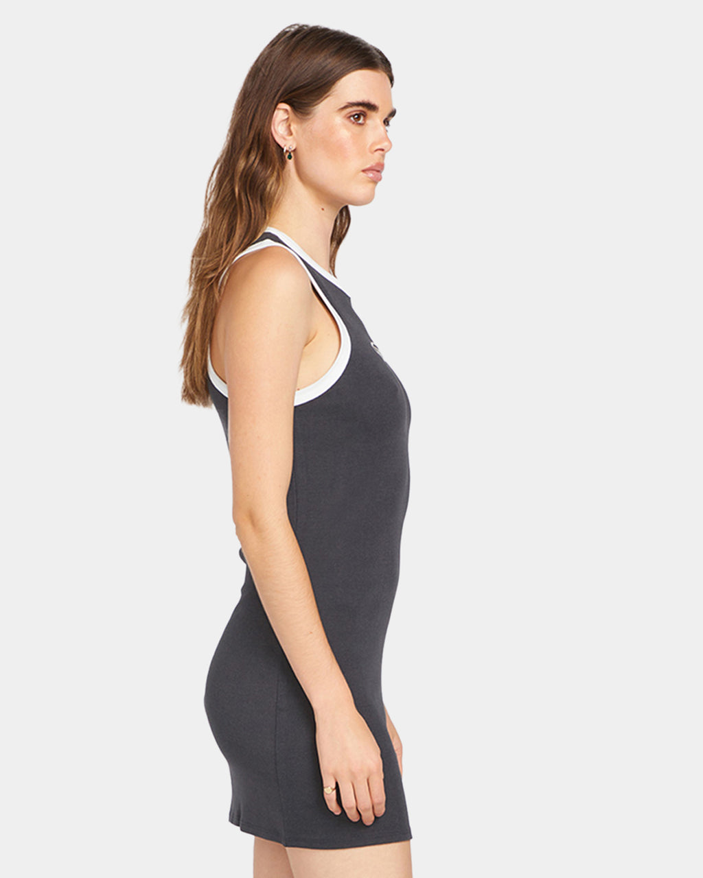 WOMENS FUN FEVER RIB DRESS