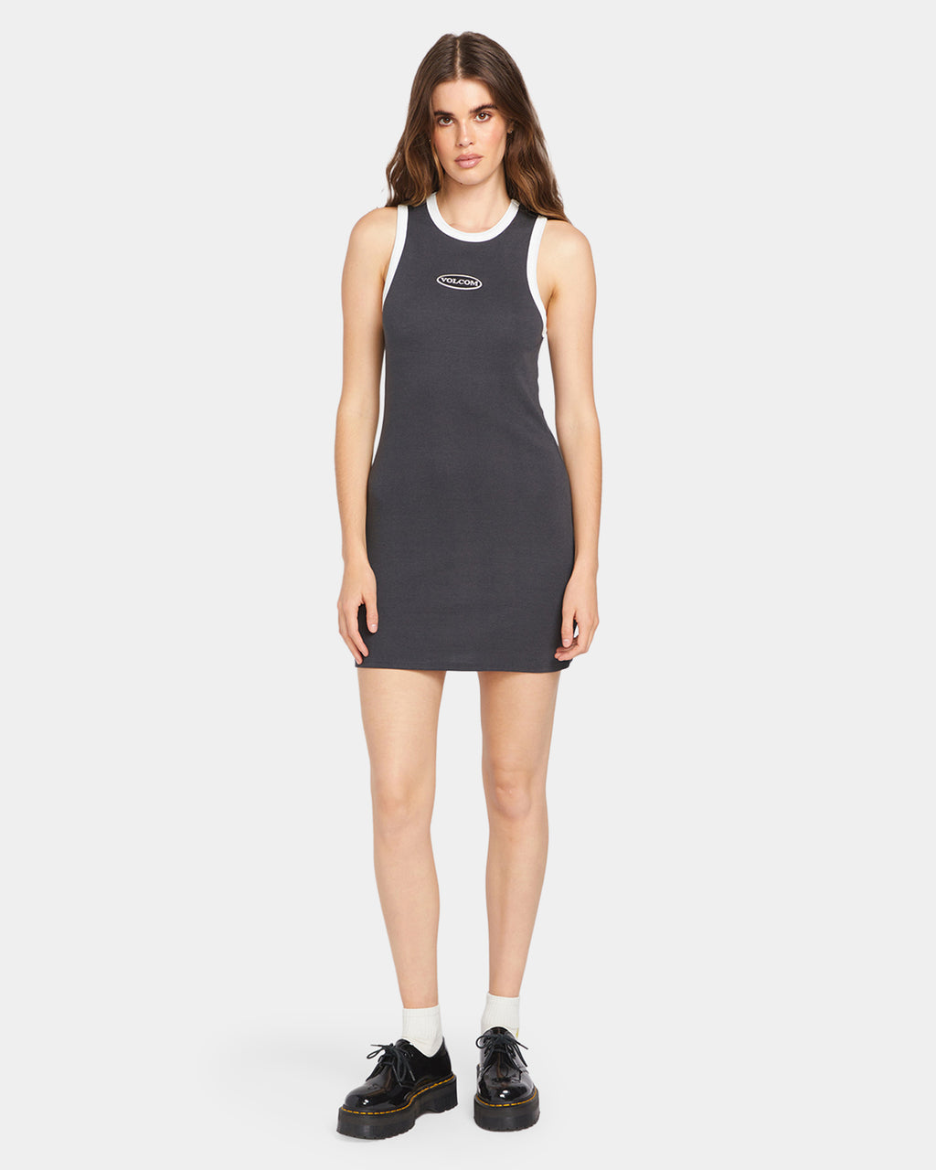 WOMENS FUN FEVER RIB DRESS