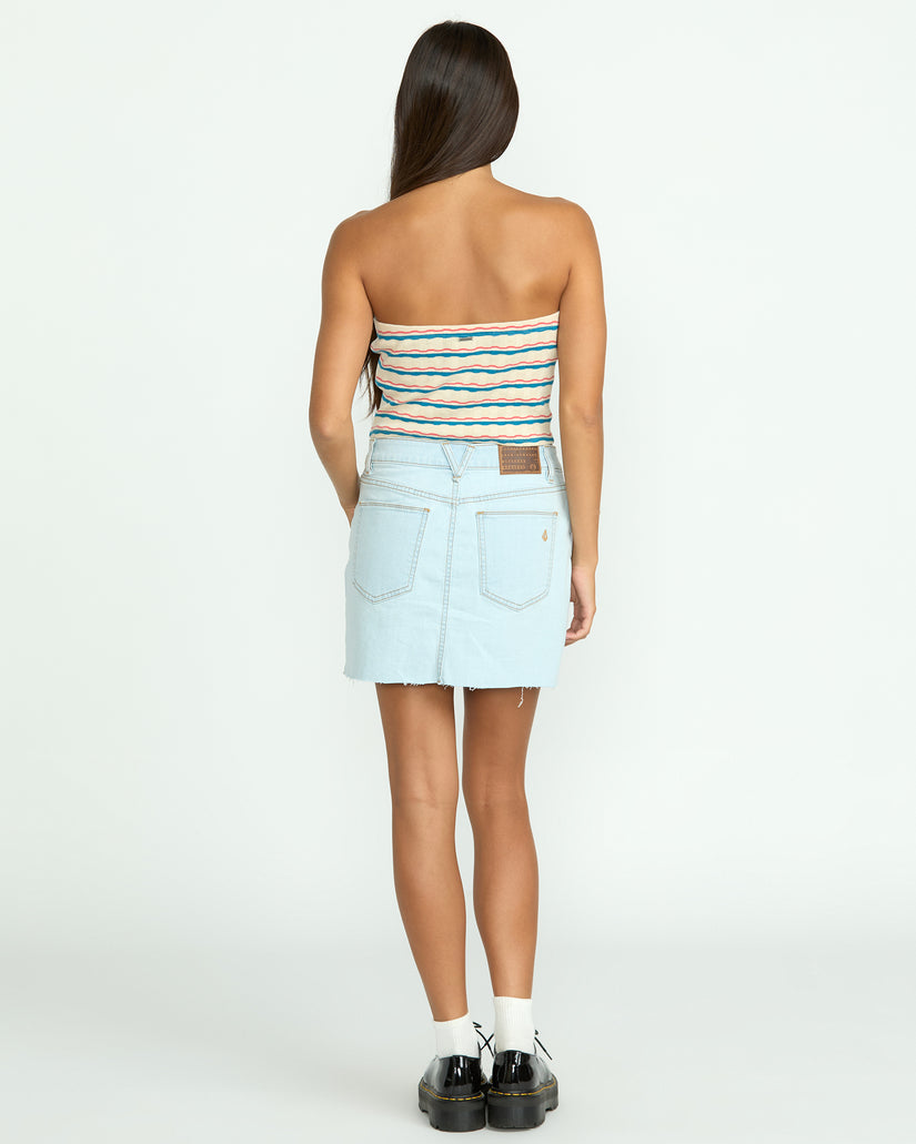 Womens Dropping In Denim Skirt