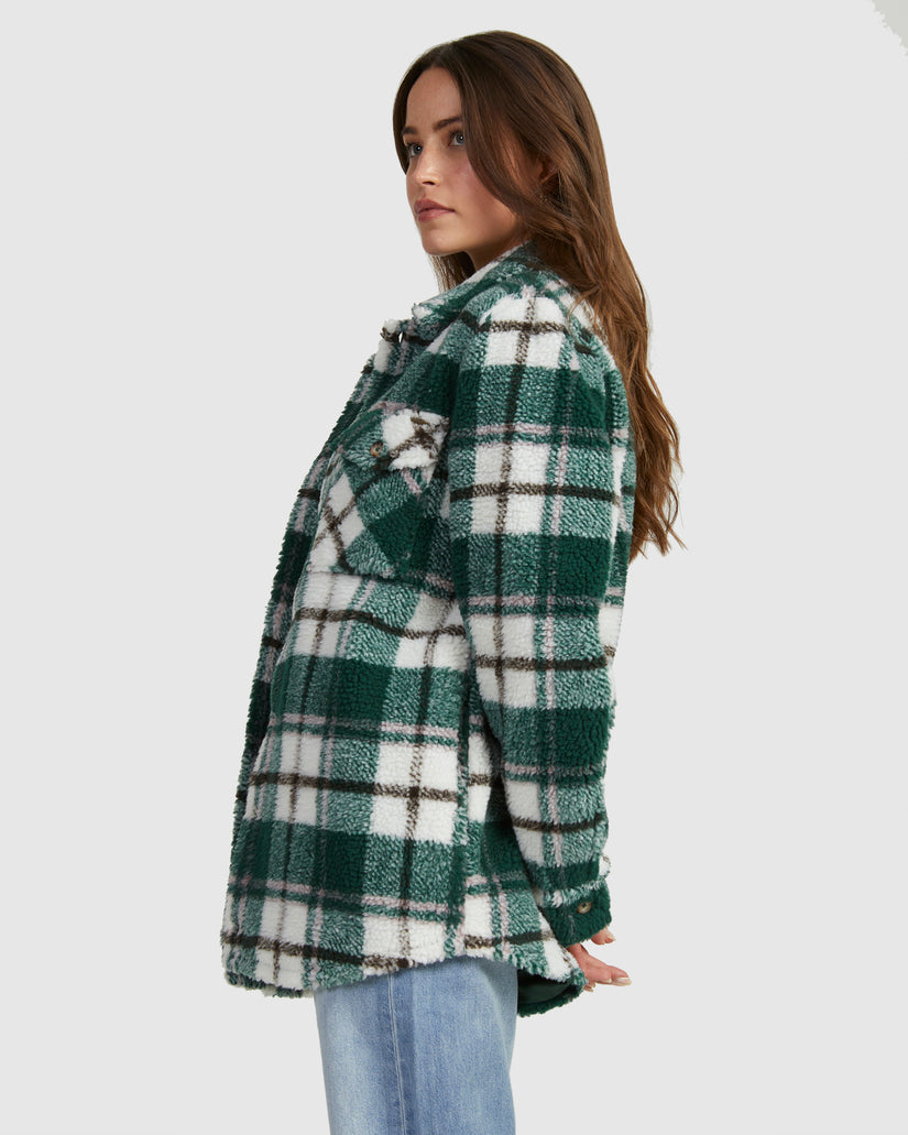 WOMENS SILENT SHERPA JACKET