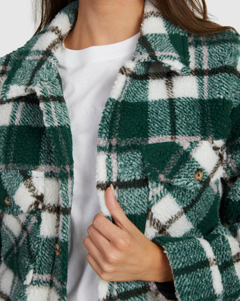 WOMENS SILENT SHERPA JACKET