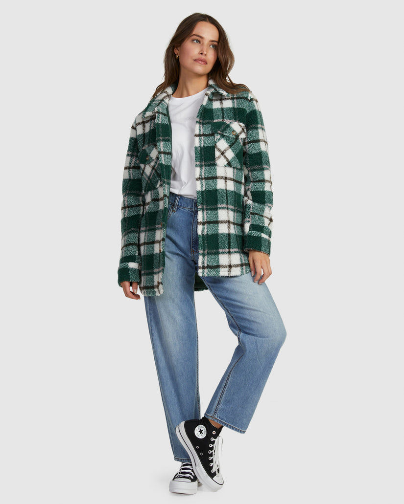 WOMENS SILENT SHERPA JACKET