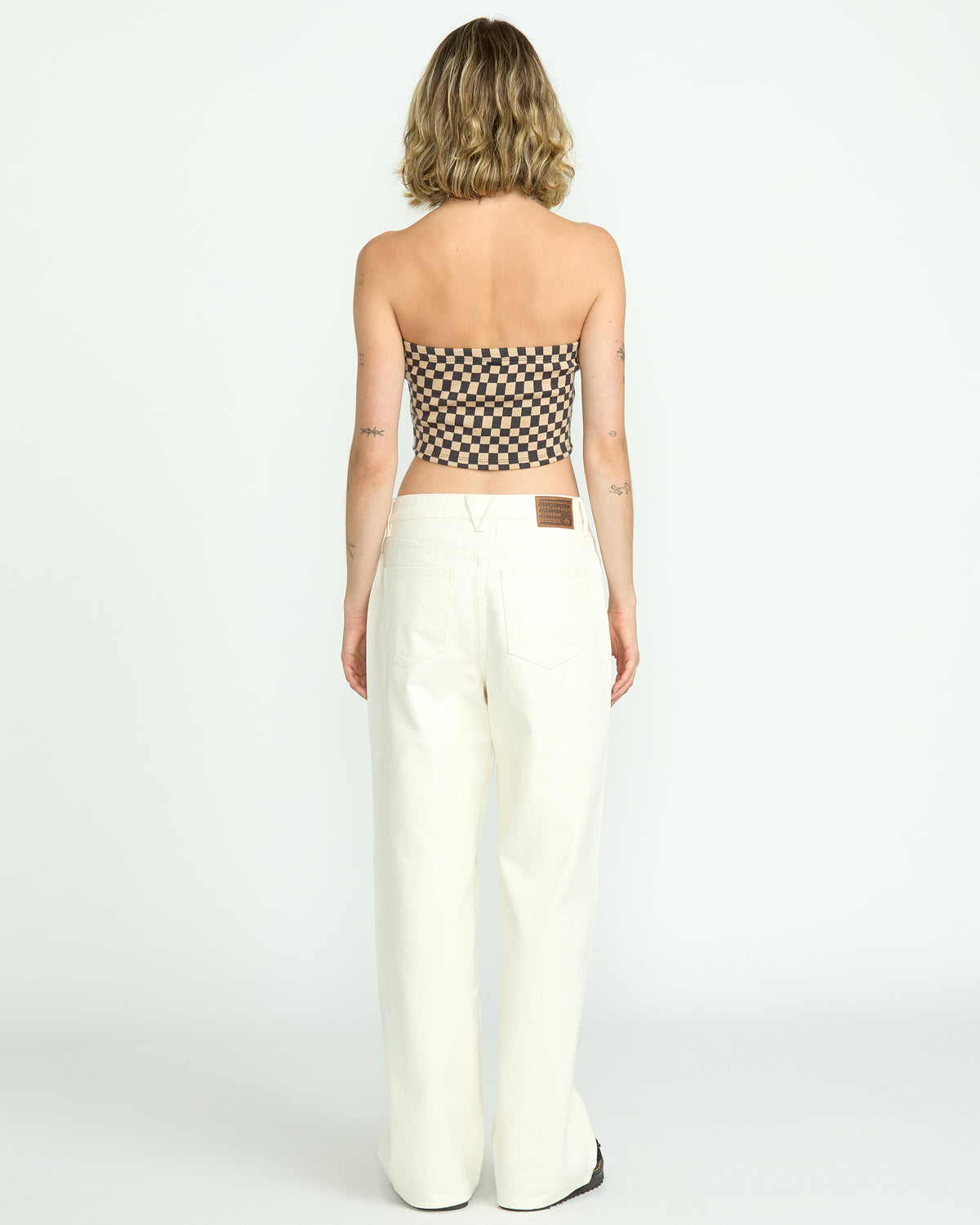 Womens Stoned BF Hirise Denim Pants