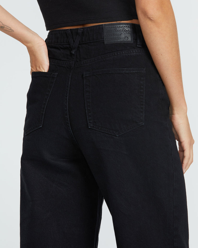 Womens Stoned Boyfriend Hirise Denim Jeans