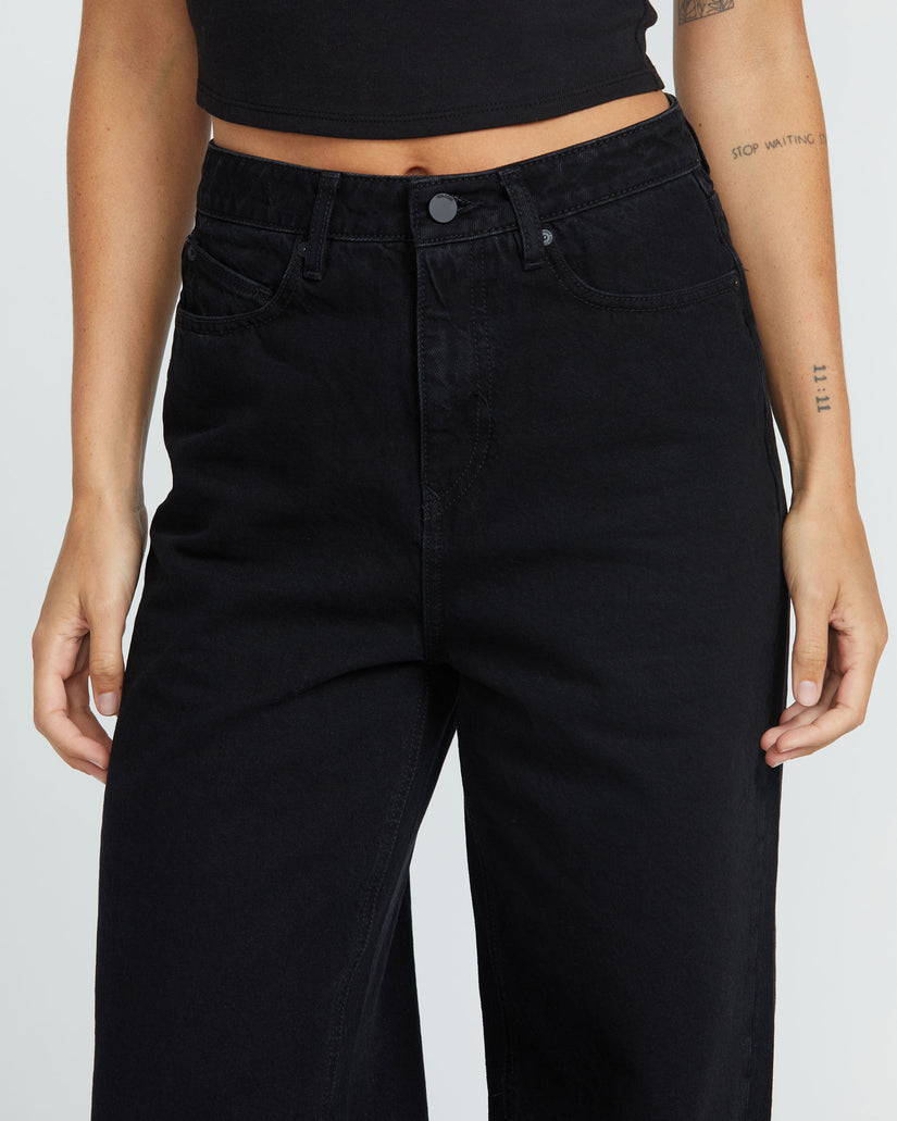 Womens Stoned Boyfriend Hirise Denim Jeans