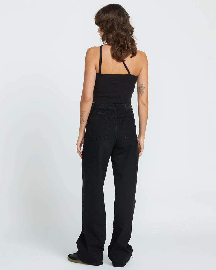 Womens Stoned Boyfriend Hirise Denim Jeans