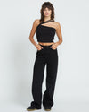 Womens Stoned Boyfriend Hirise Denim Jeans