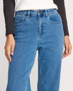 Womens Stoned Boyfriend High Rise Denim Jeans