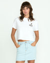 Womens Dial Crop Top