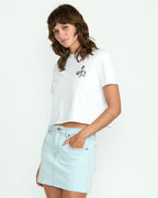 Womens Dial Crop Top