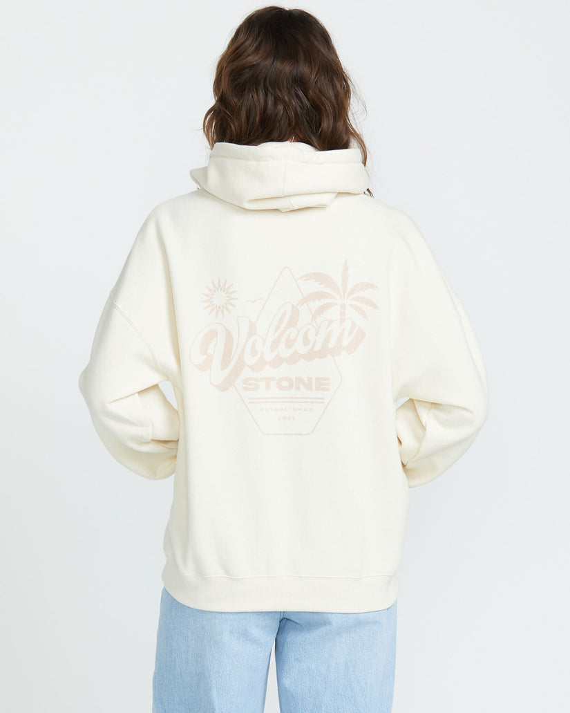 Womens Stone Art Up Pullover Hoodie