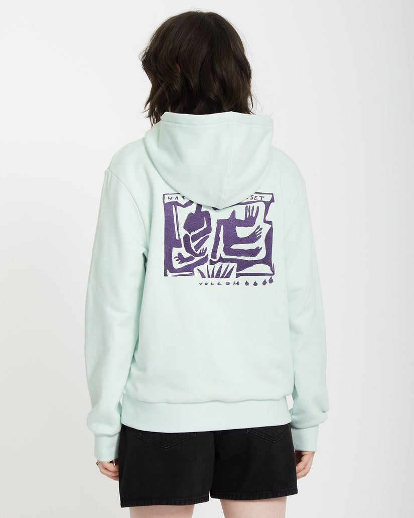 Womens Flowish Pullover Hoodie